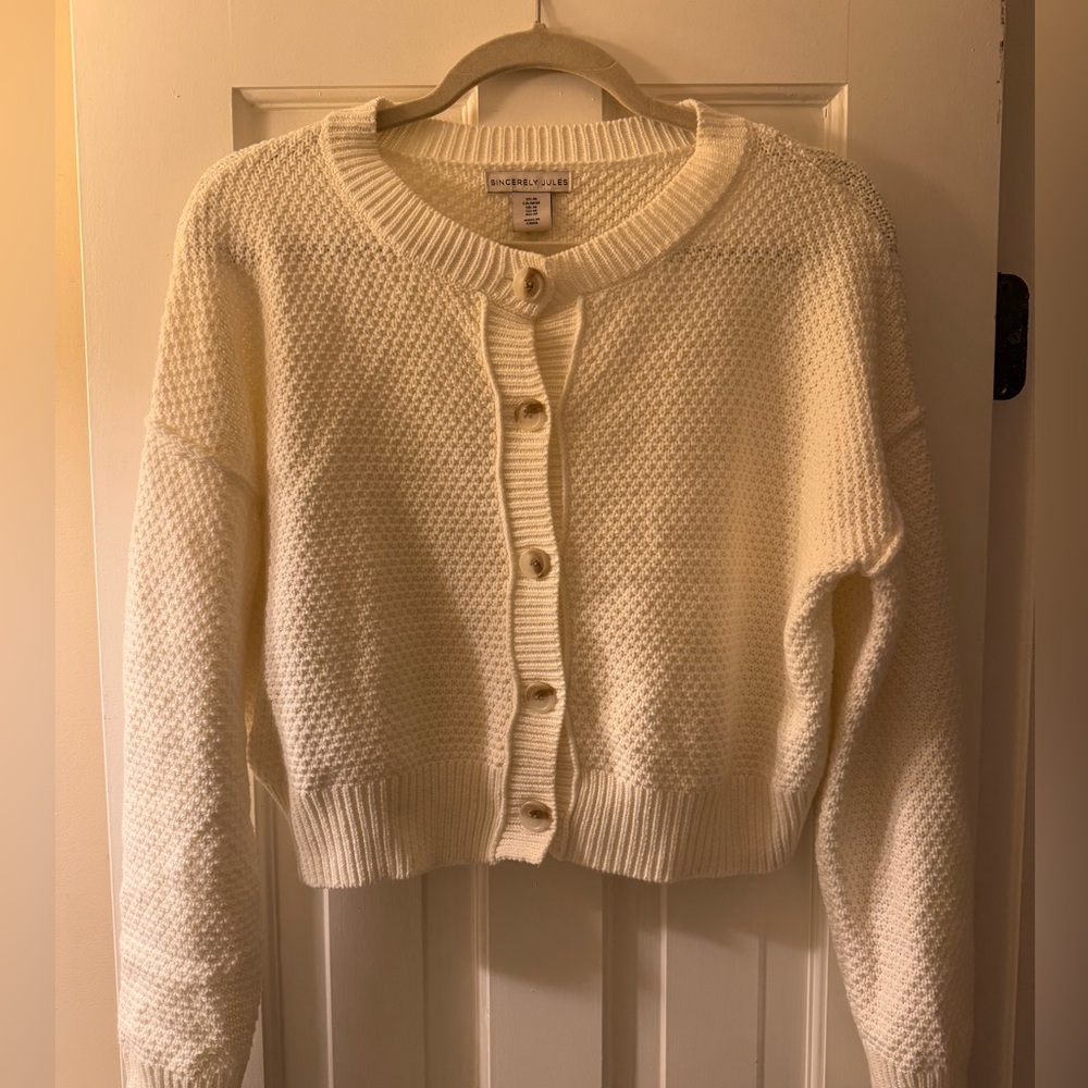 Button up sweater